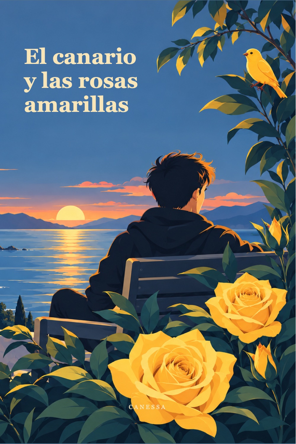 El canario y las rosas amarillas, front cover